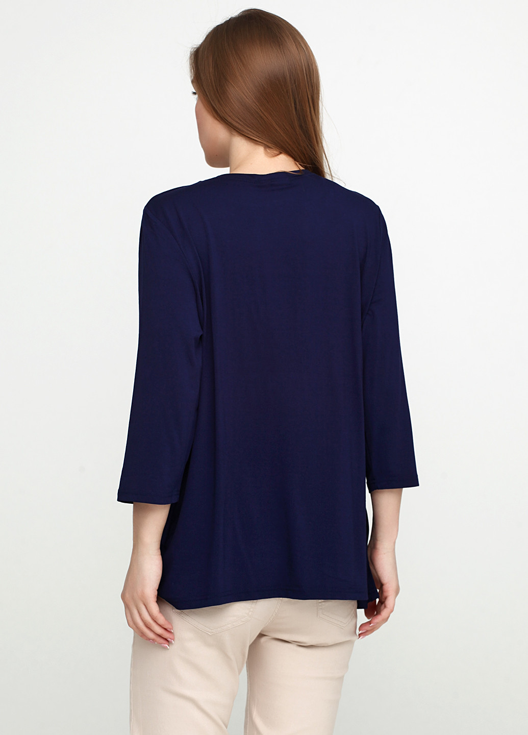 Темно-синяя демисезонная блуза Paramour
