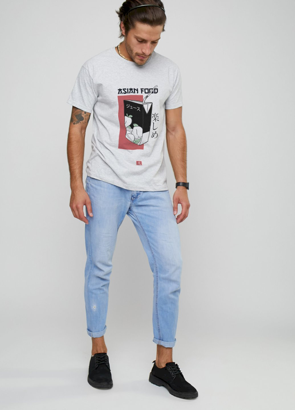 Сіра футболка чоловіча YAPPI