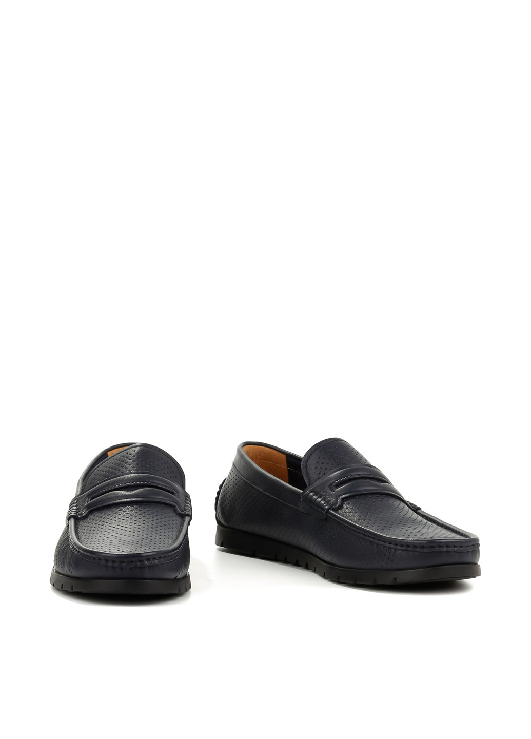 Синие мокасины Le'BERDES