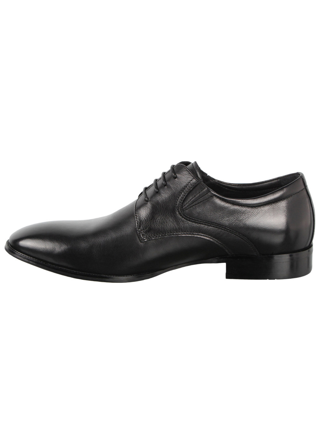 Черные мужские классические туфли 198127, черный, 45, 2999860535532 Cosottinni на шнурках