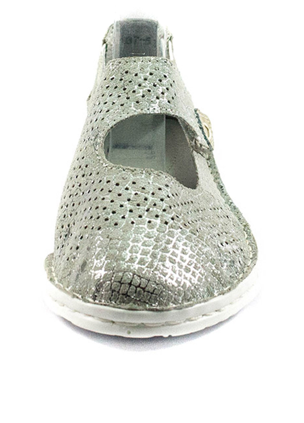 Allshoes Туфлі срібний з натуральна шкіра, китай — демісезон (130812936)