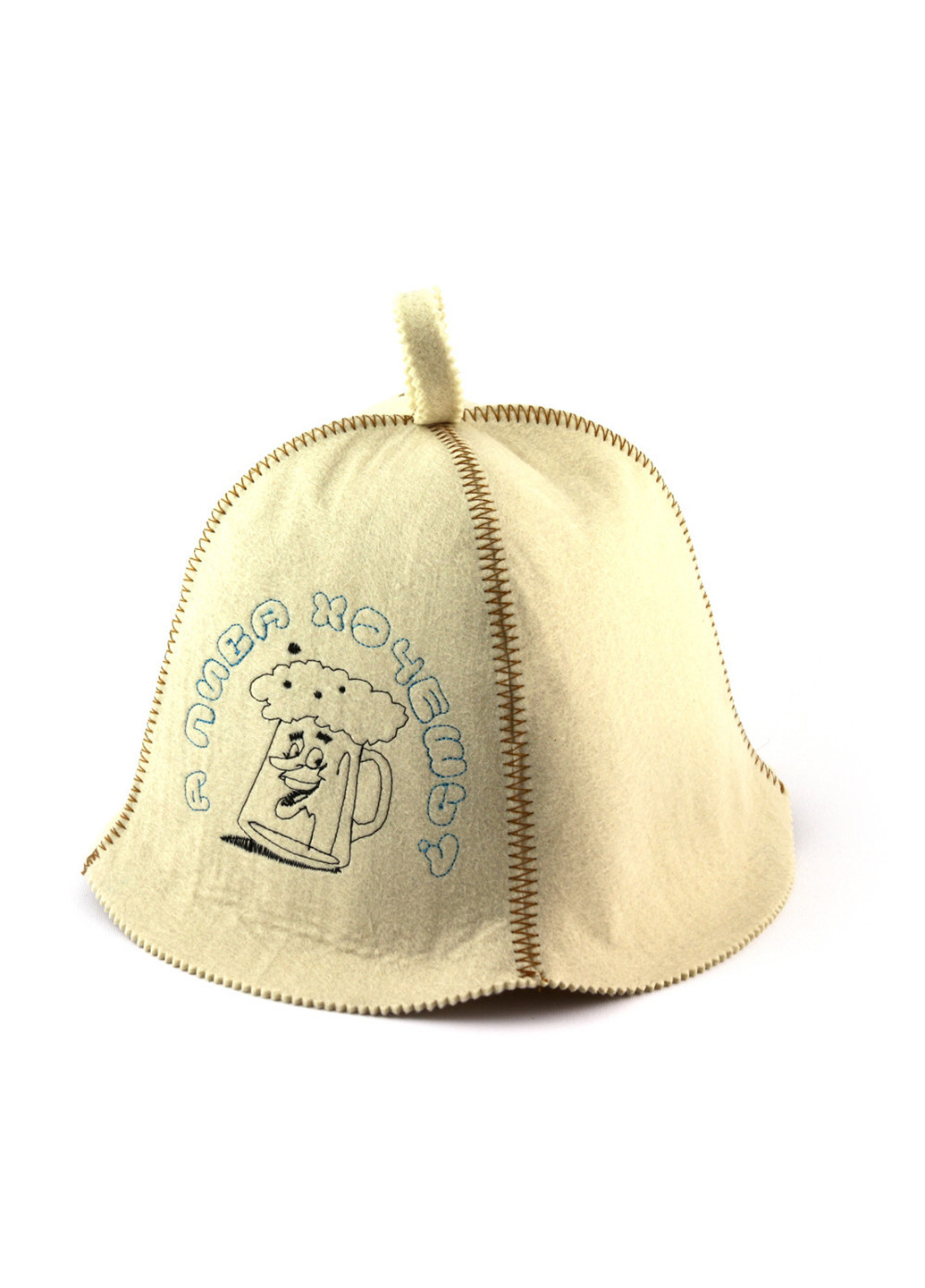 Шапка для сауны "А пива Хочешь?" Luxyart (252261899)