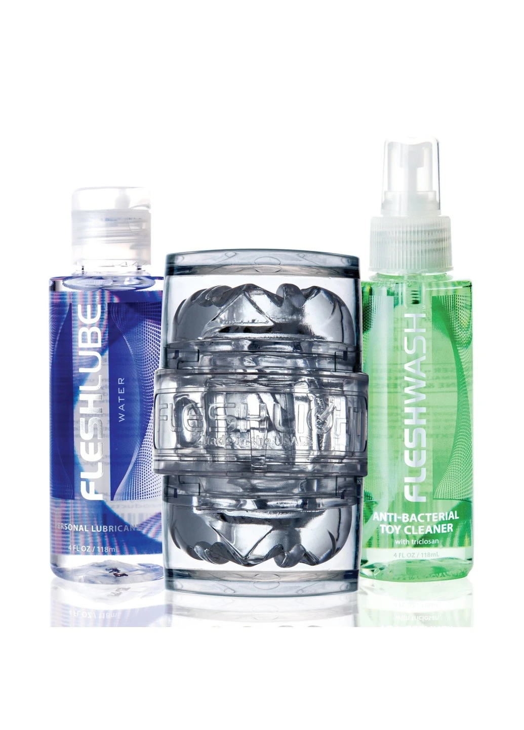 Мастурбатор Quickshot Vantage Value Pack: смазка и чистящее средство Fleshlight (254734484)