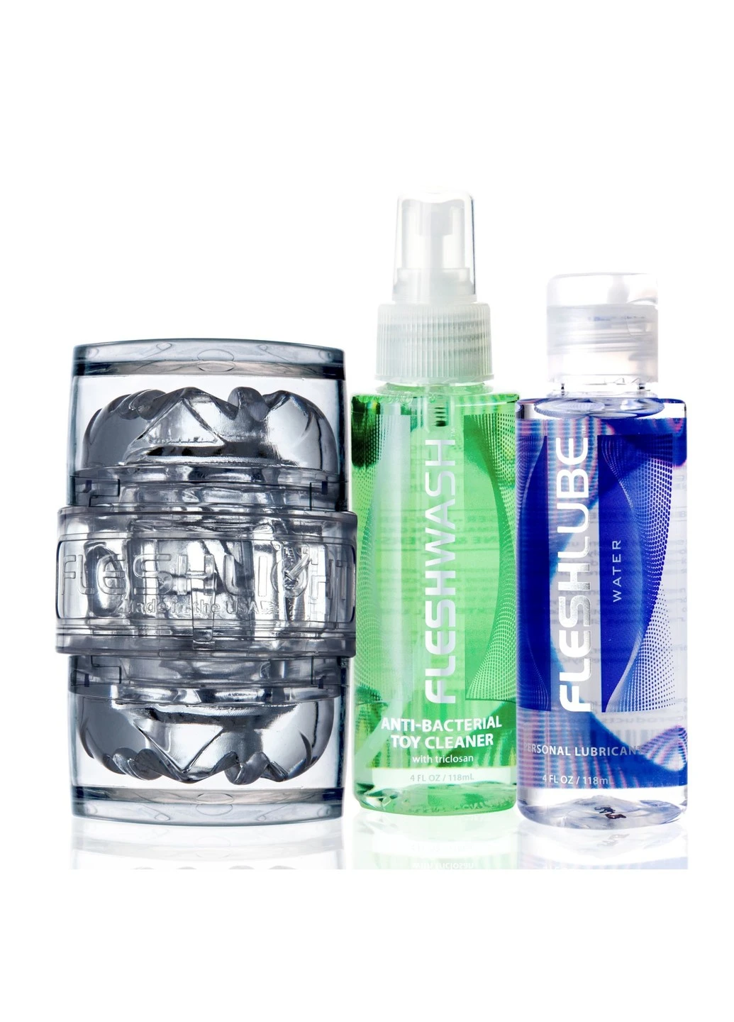 Мастурбатор Quickshot Vantage Value Pack: смазка и чистящее средство Fleshlight (254734484)