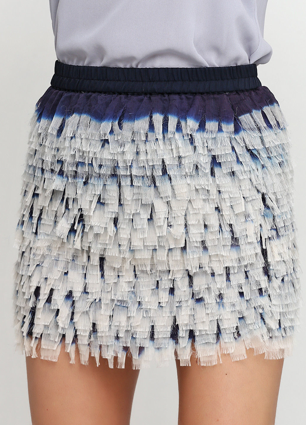 Разноцветная кэжуал однотонная юбка Patrizia Pepe мини