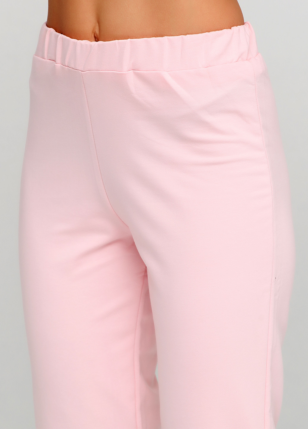 Светло-розовые спортивные демисезонные пуш-ап брюки R-Yon