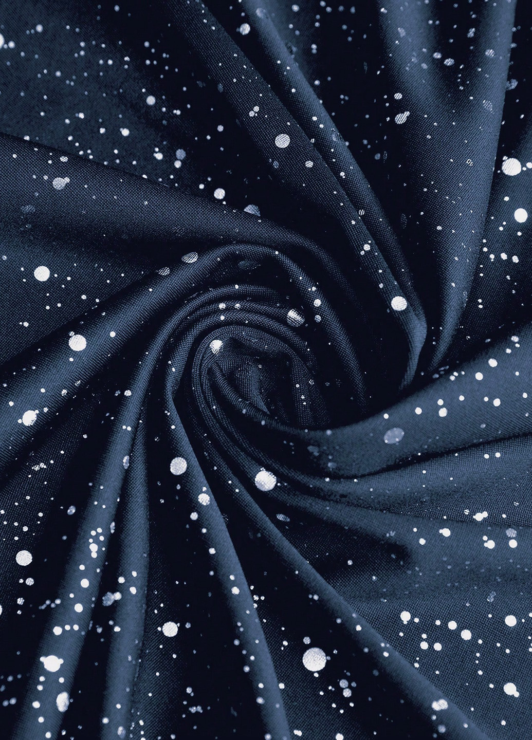 Темно-синя вечірня сукня SHEIN з візерунком "перець з сіллю"