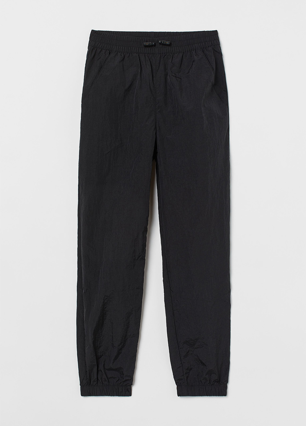 Черные спортивные демисезонные джоггеры брюки H&M