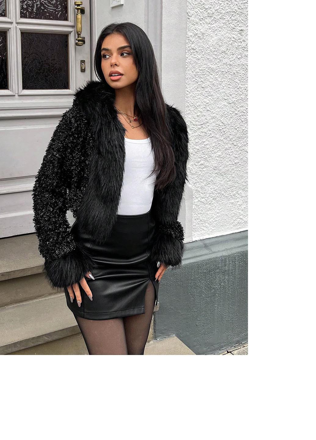 Полушубок SHEIN (346396477)