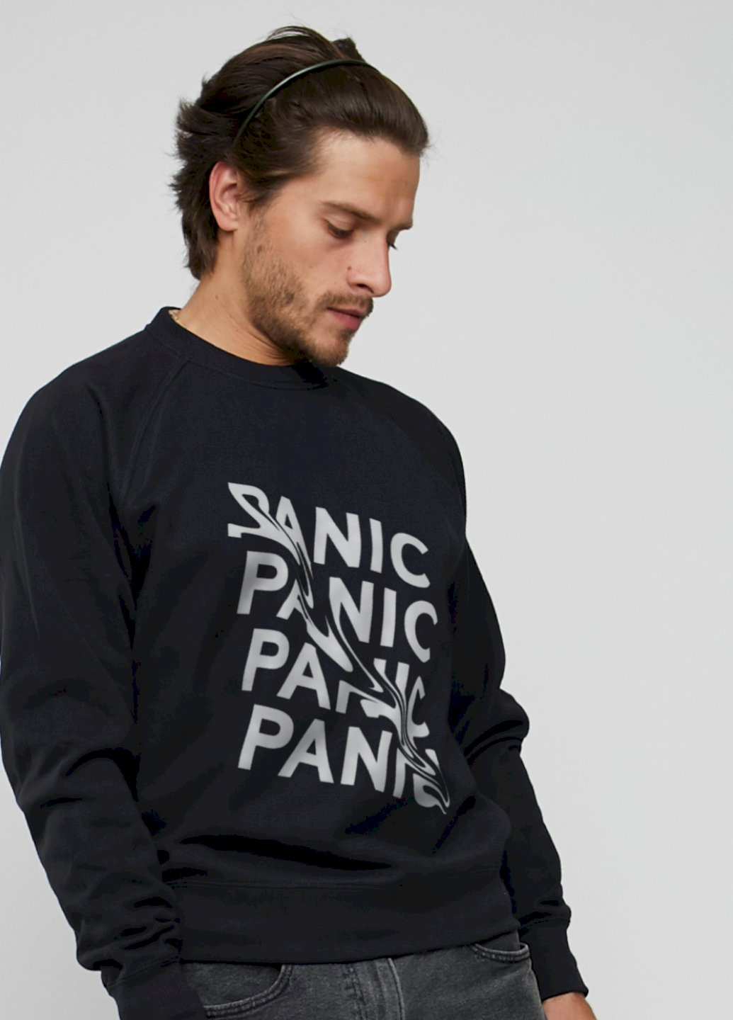 Черный свитшот мужской YAPPI (198688852)