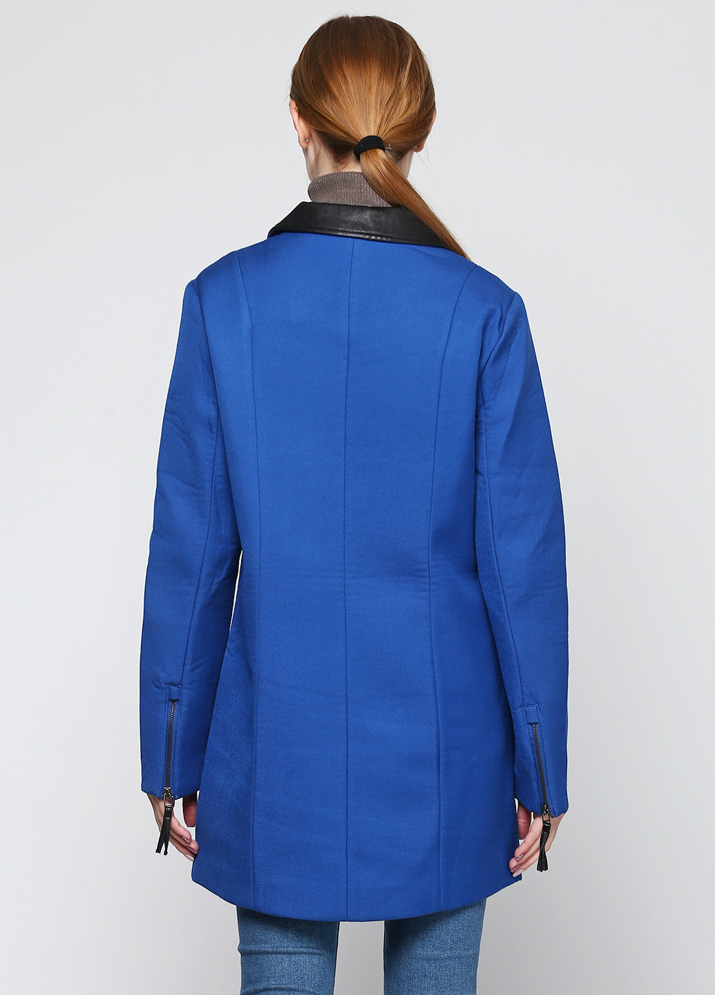 Синее демисезонное Пальто двубортное Silvian Heach