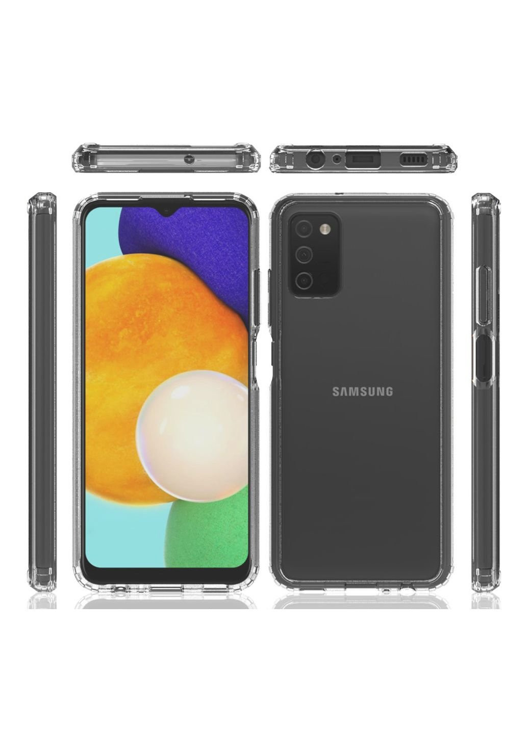 Чехол для мобильного телефона Samsung Galaxy A03s SM-A037 Transparancy (706650) BeCover (252570442)
