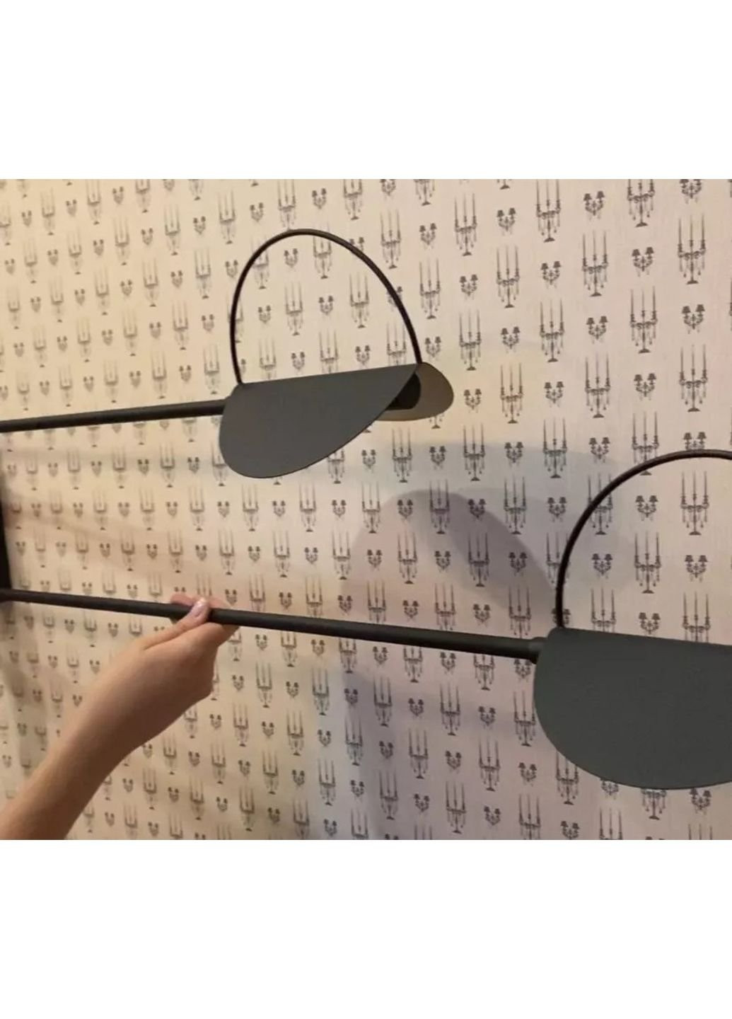 Бра настенное LED WSE14-bk-k Черный 20х20х100 см. Sunnysky (253626775)