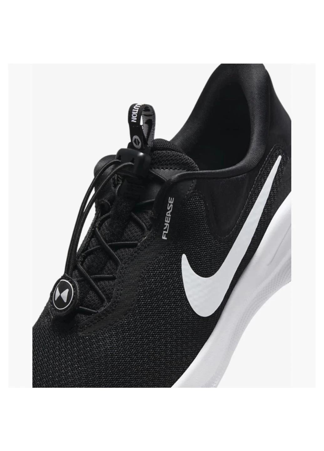 Черно-белые демисезонные кроссовки fq4112-001 Nike REVOLUTION 7 EASYON