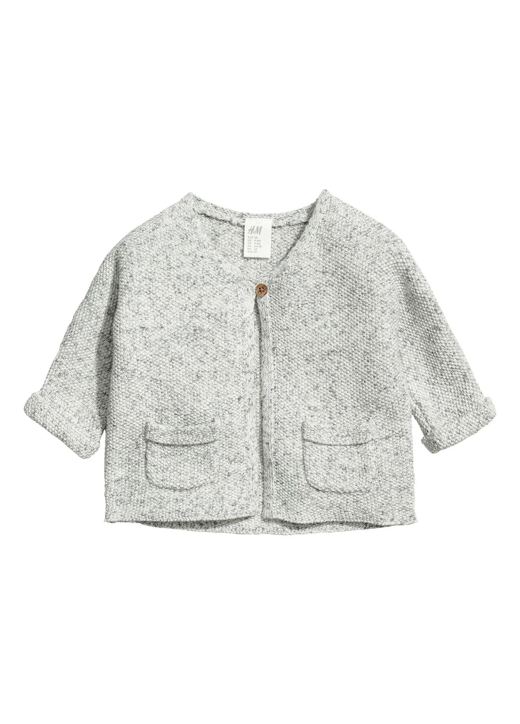 Кардиган демісезон,білий-сірий, H&M (247318910)
