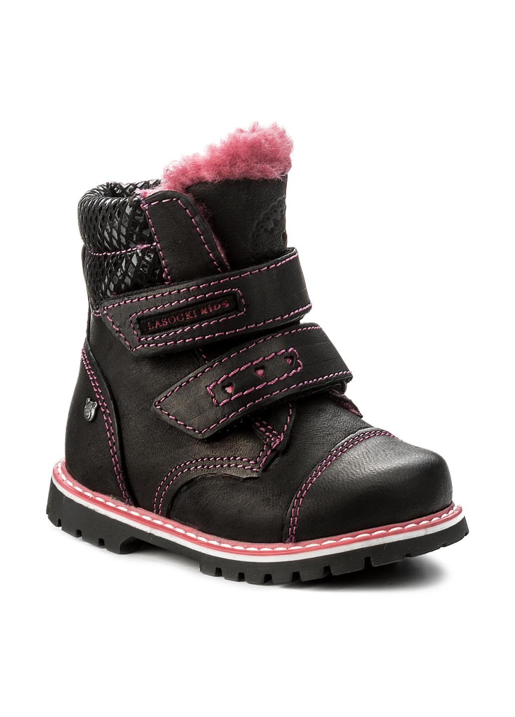 Черные кэжуал зимние ботинки Lasocki Kids