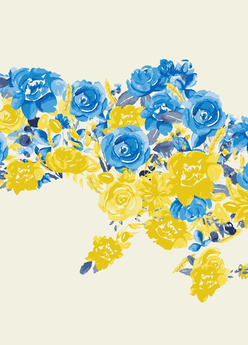 Картины по номерам "Цветущая Украина @ooh_lily" 40*50 см No Brand (254583840)