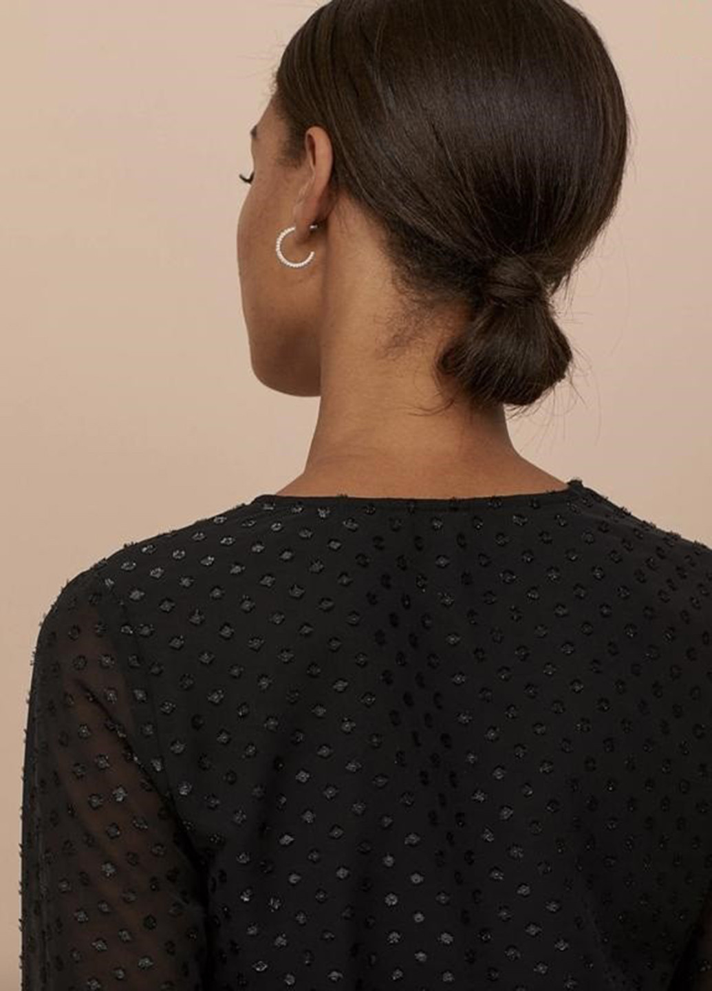 Чорна кежуал сукня кльош H&M однотонна