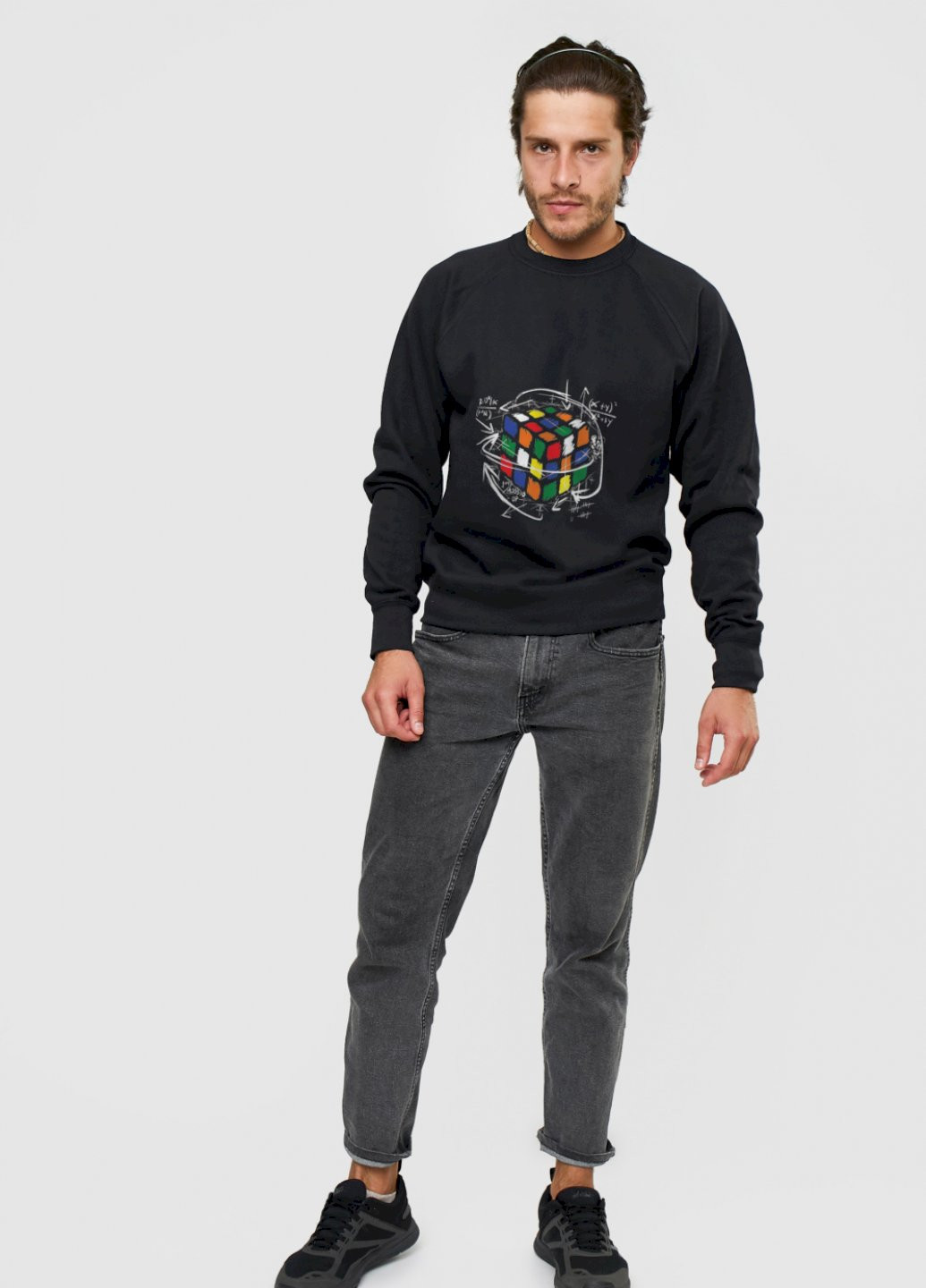 Черный свитшот мужской YAPPI (198688928)