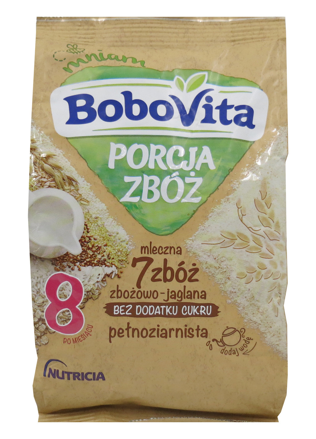Каша молочна 7 злаків без цукру 210г BoboVita (216106526)
