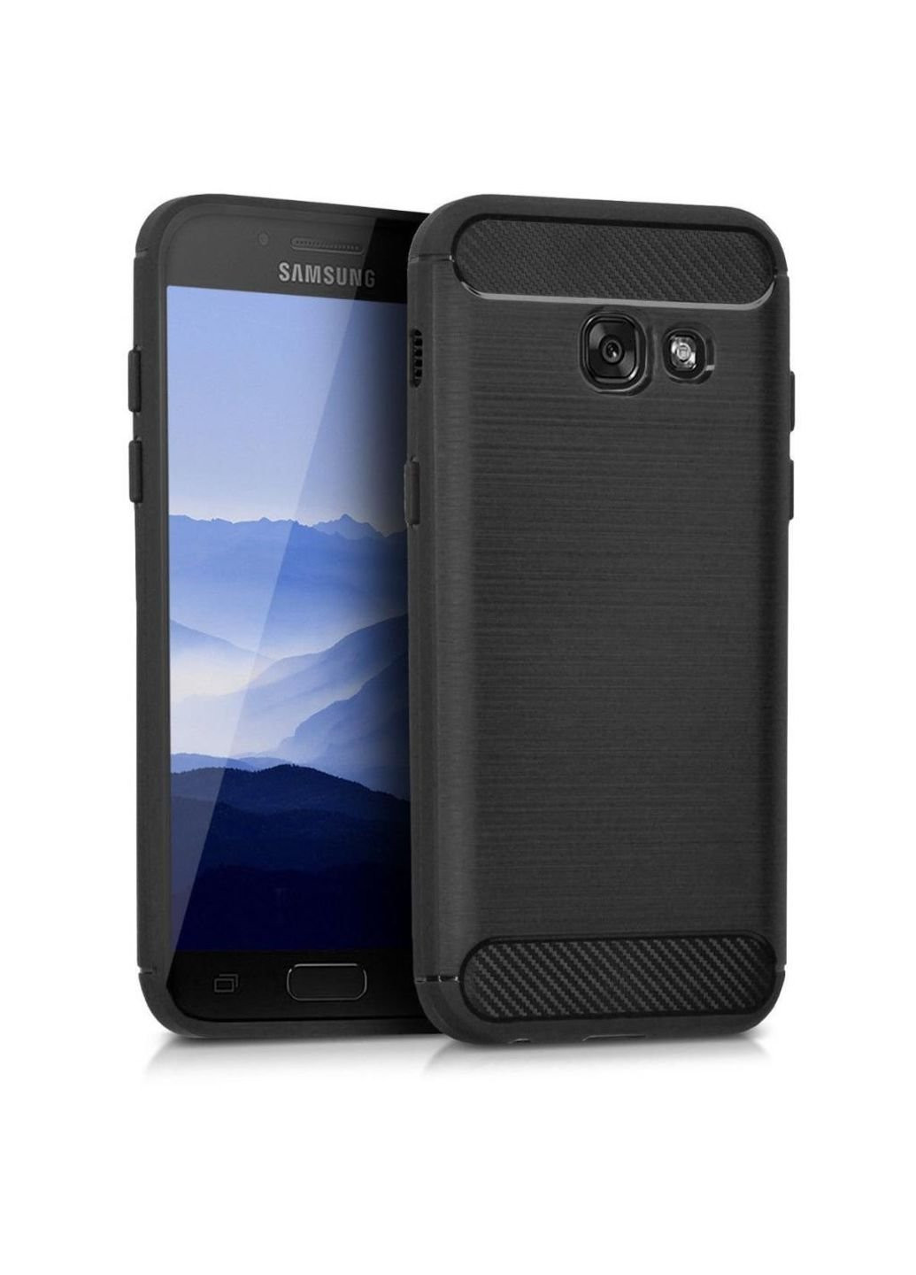 Чехол для мобильного телефона для SAMSUNG Galaxy A3 2017 Carbon Fiber (Black) (LT-A32017B) Laudtec (252572354)