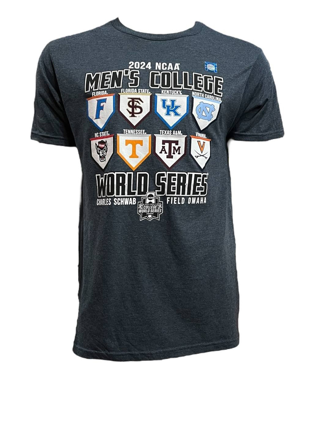 Серо-синяя футболка Blue 84