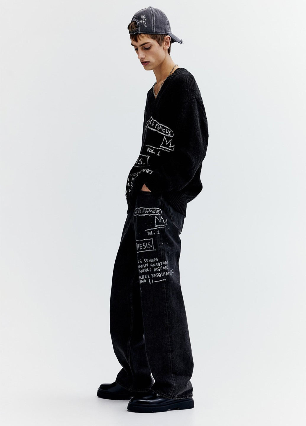 Черный демисезонный пуловер пуловер H&M