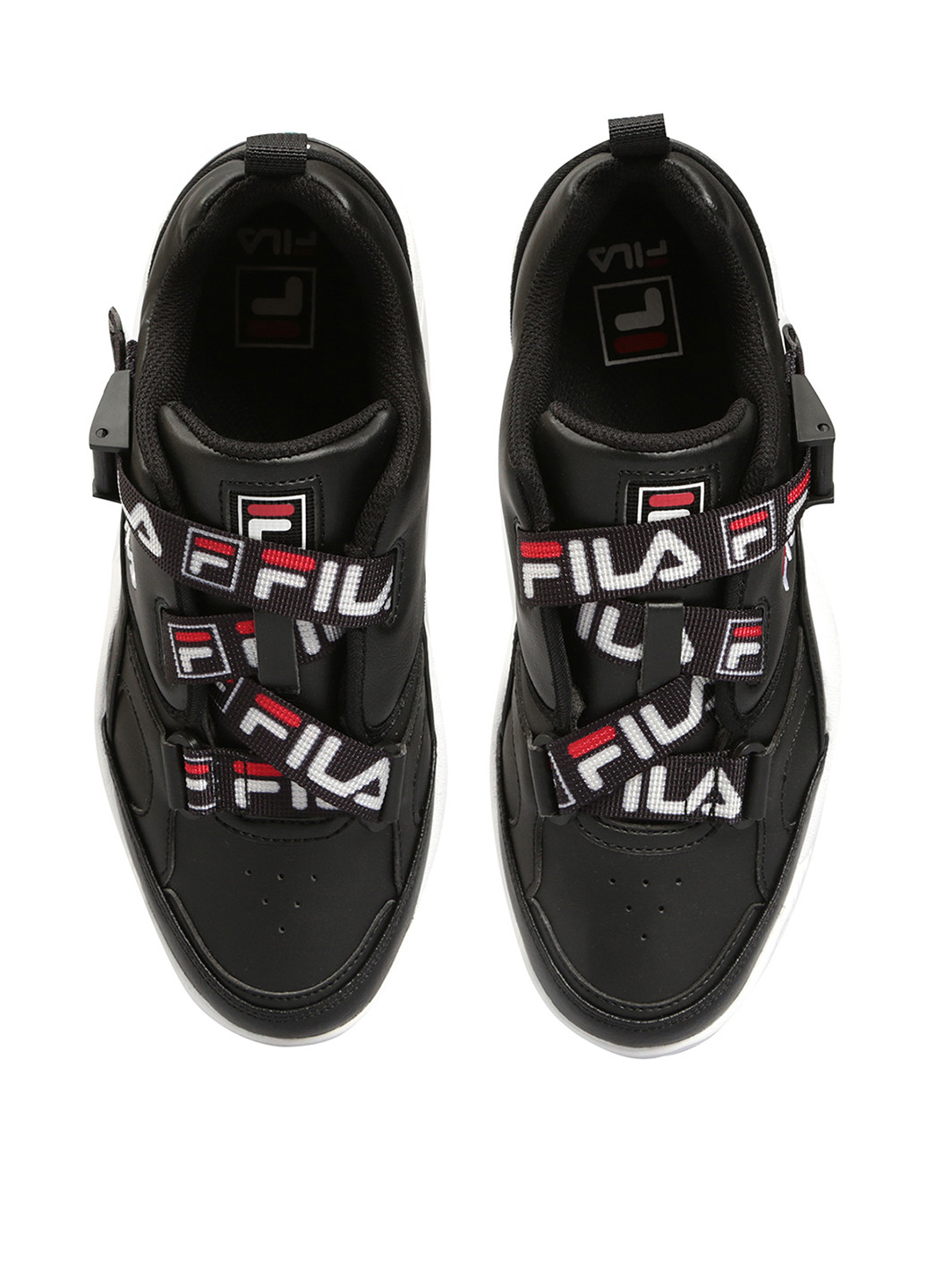 Черные демисезонные кроссовки Fila