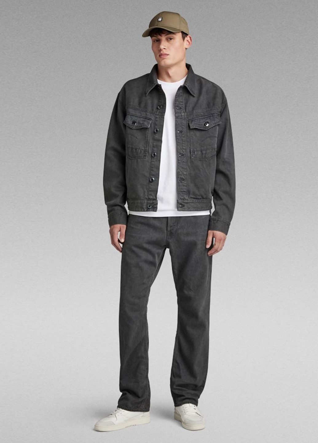 Темно-сіра демісезонна куртка G-Star Raw