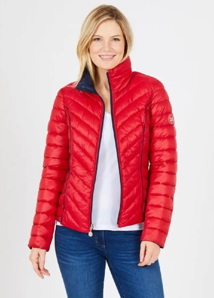 Красная демисезонная куртка женская двухсторонняя Nautica