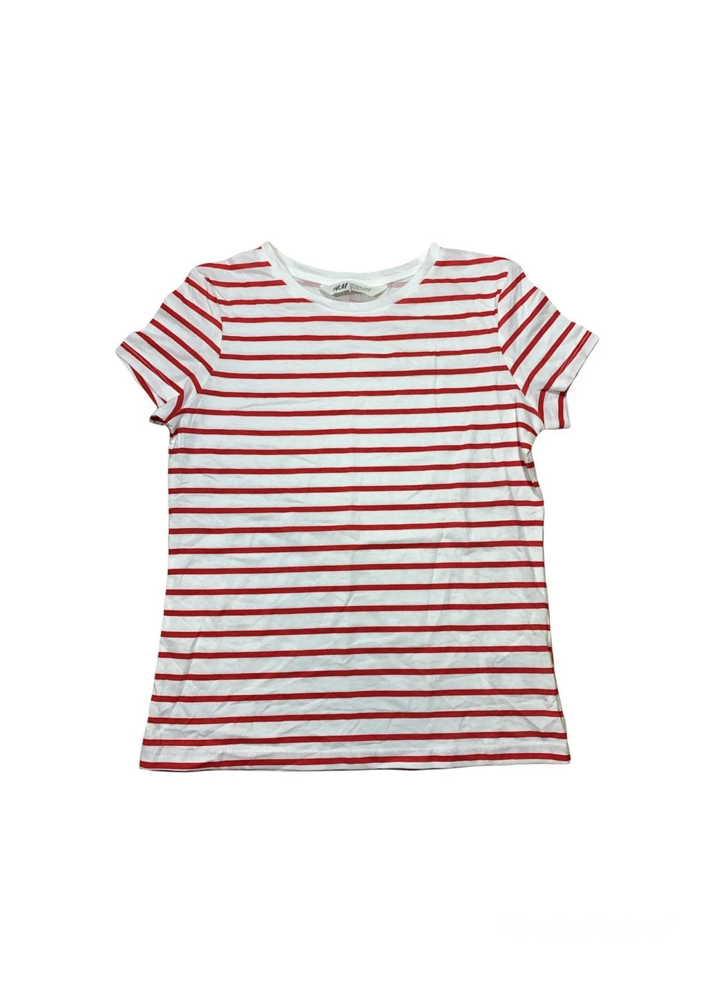 Белая демисезонная футболка H&M