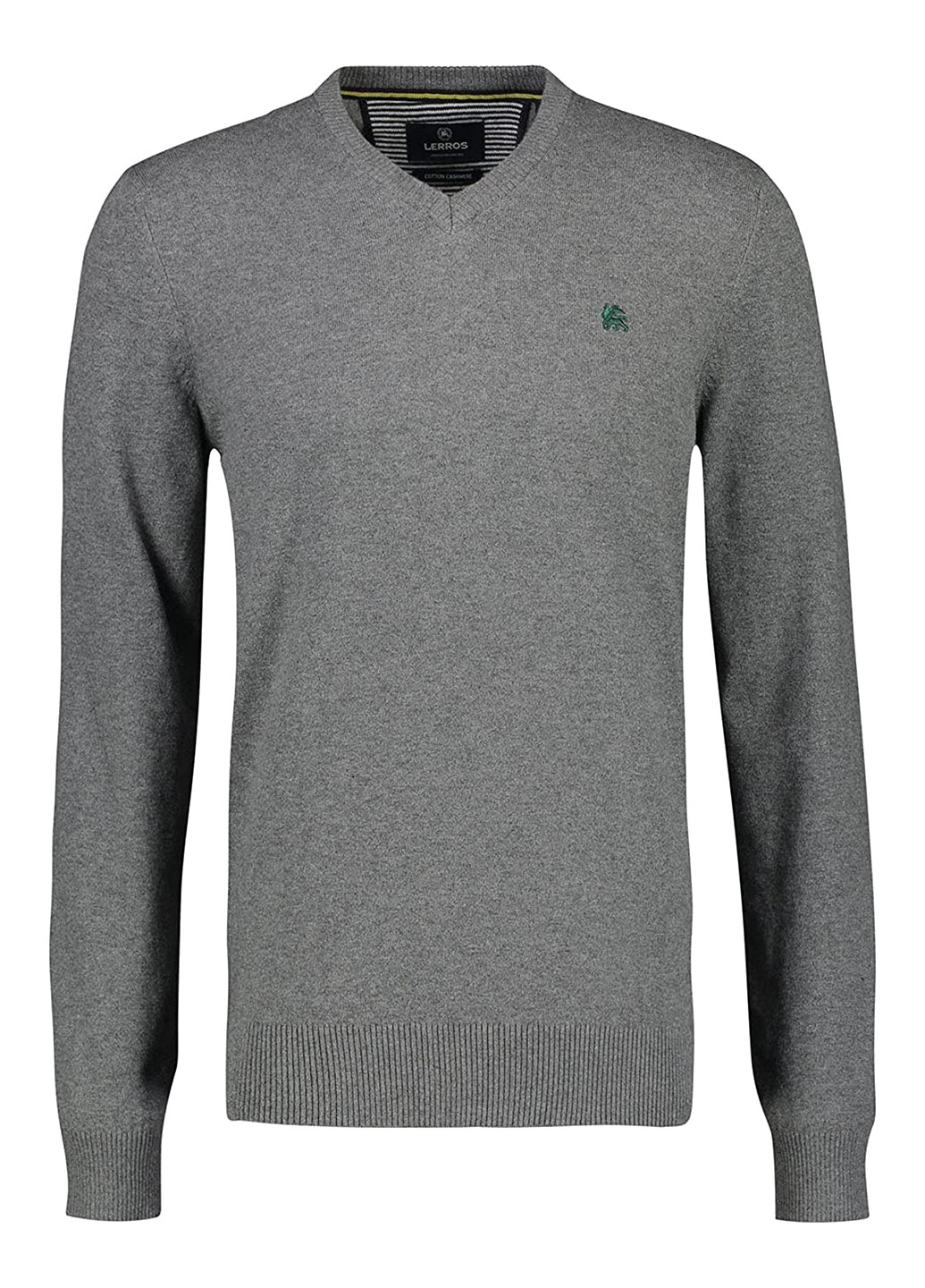 Сірий демісезонний светр пуловер Lerros