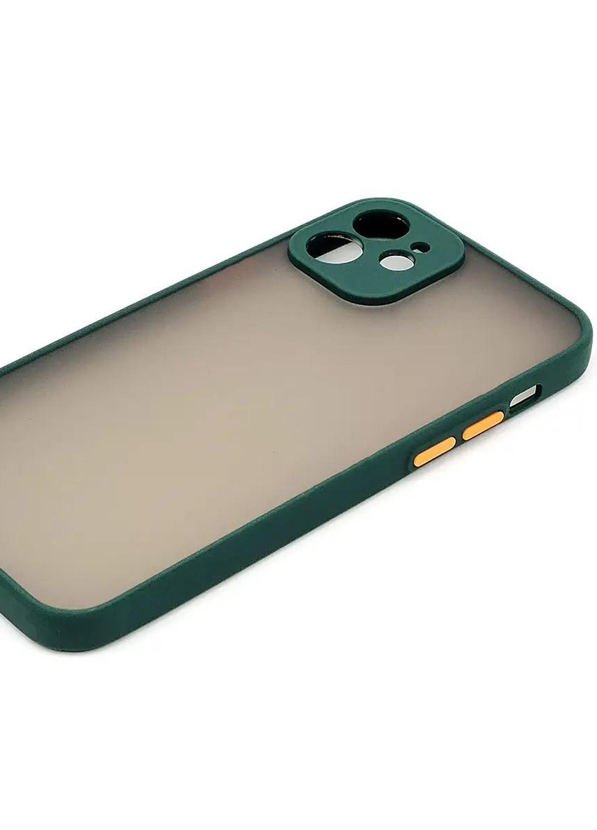 Силиконовый Чехол Накладка Avenger Totu Series Separate Camera Для iPhone 12 Dark Green No Brand (254091479)
