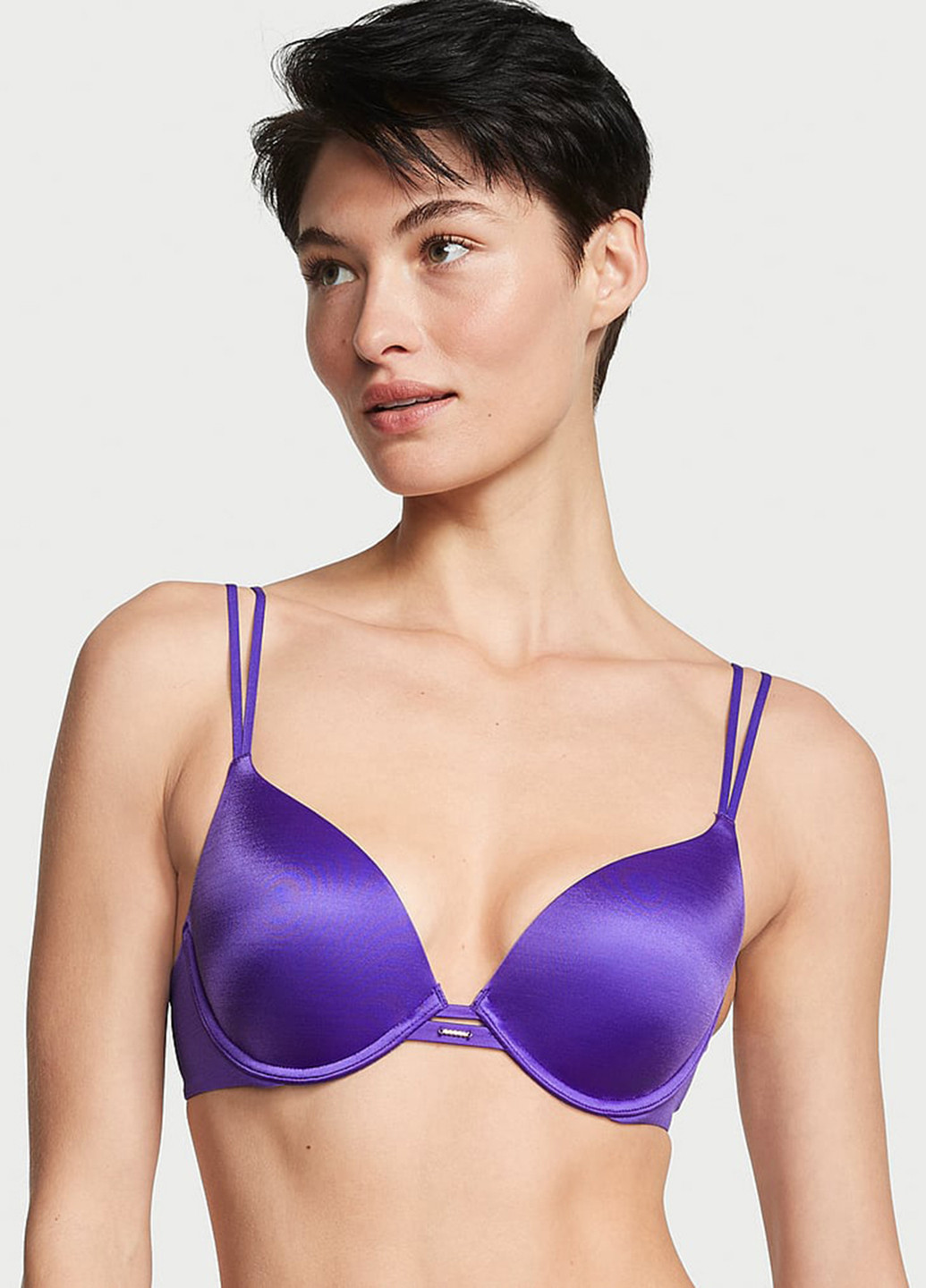 Фіолетовий демісезонний комплект (бюстгальтер, трусики) Victoria's Secret