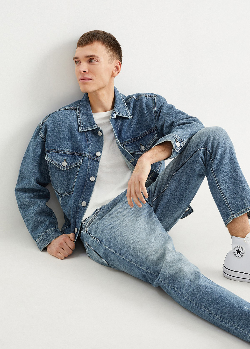 Синя демісезонна куртка C&A