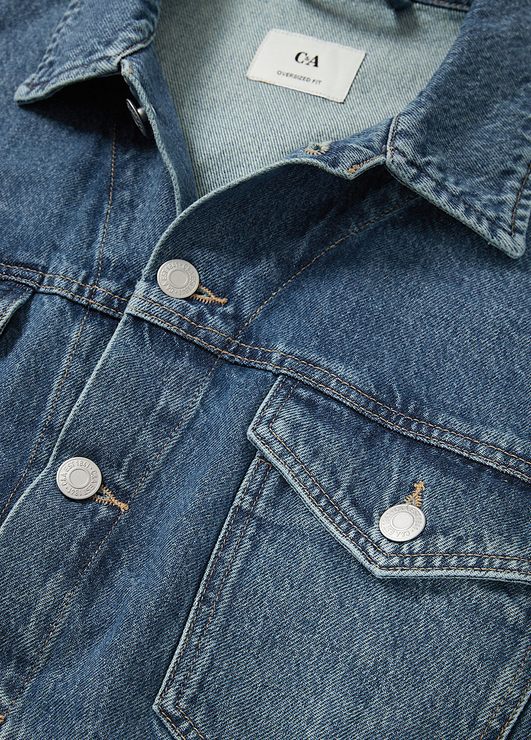 Синя демісезонна куртка C&A