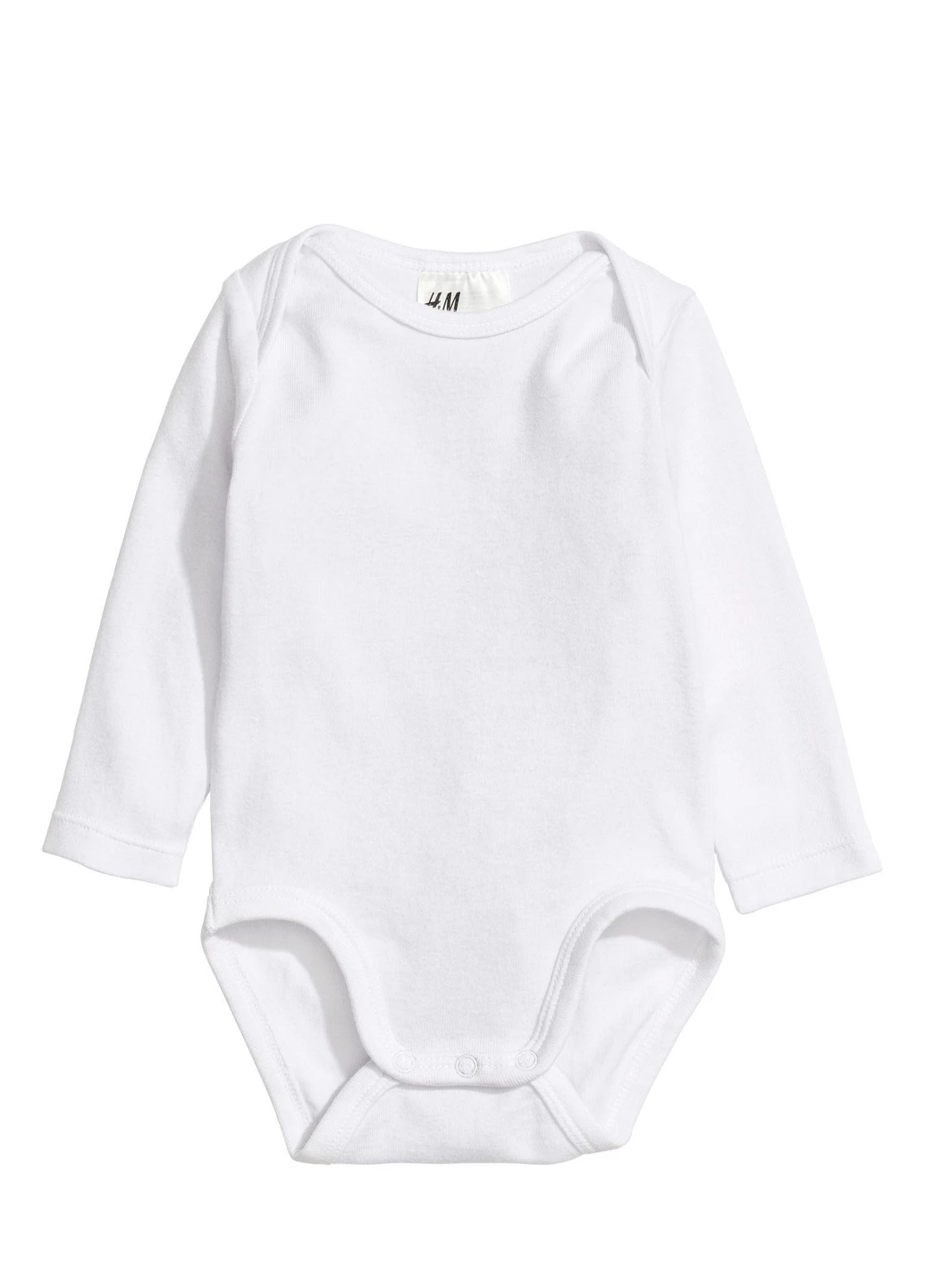 Боді,білий, H&M Basic (256668925)