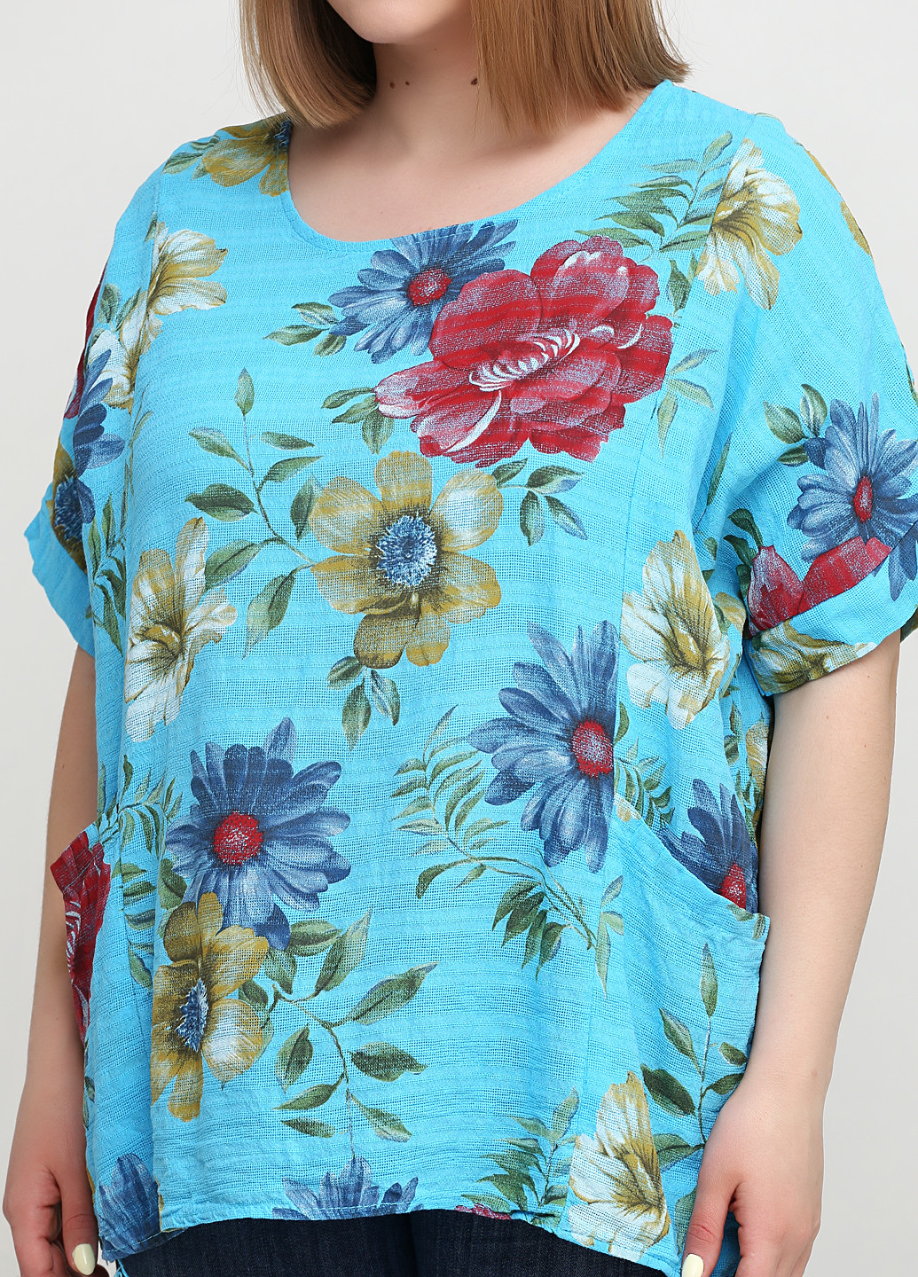 Голубая блуза New Collection