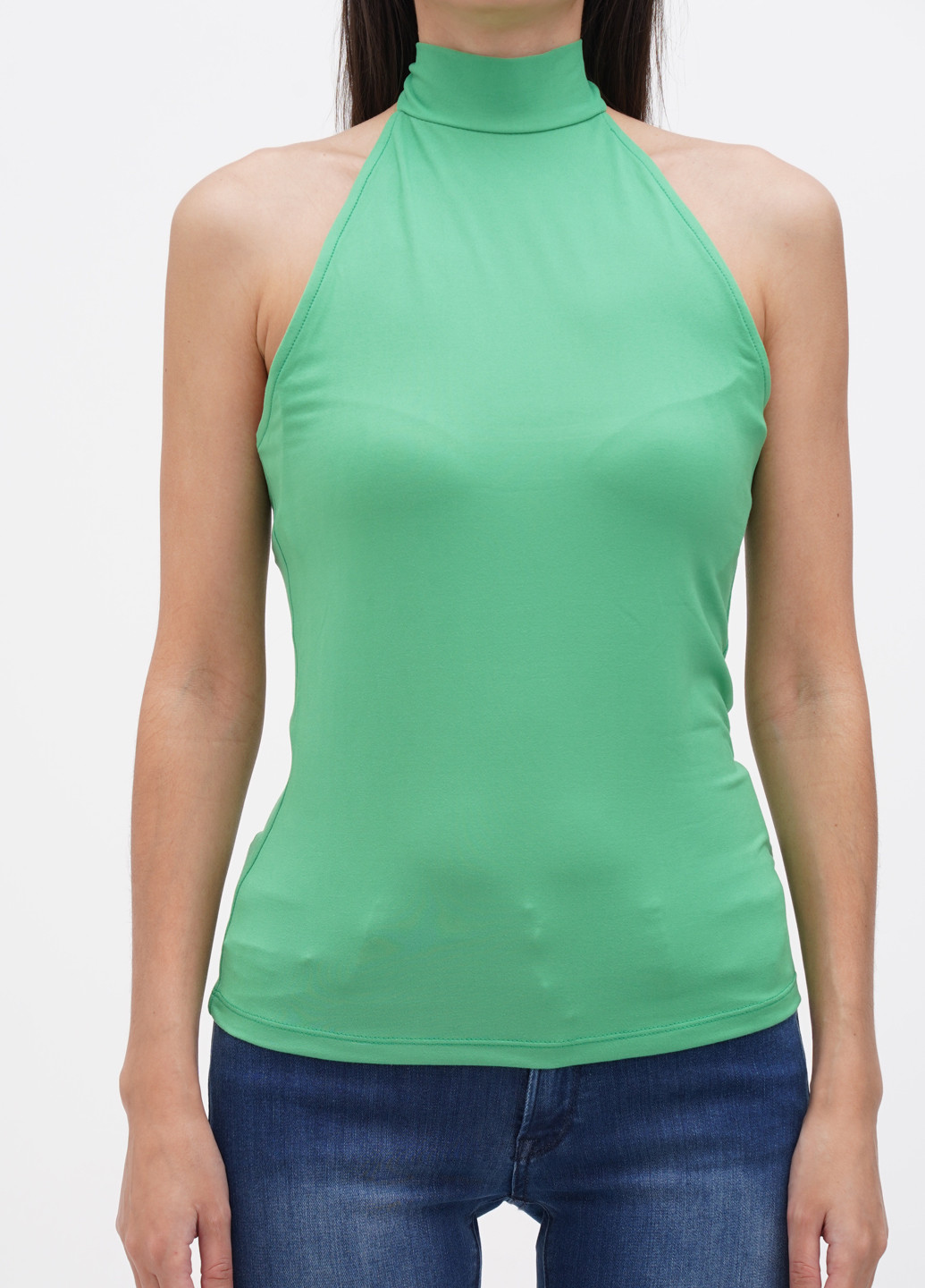 Зеленая летняя блуза Vila