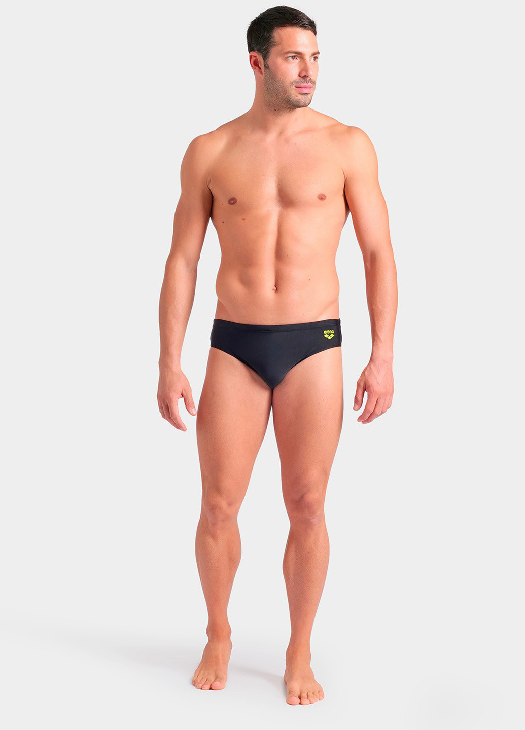 Мужские черные пляжные плавки хипсы Arena