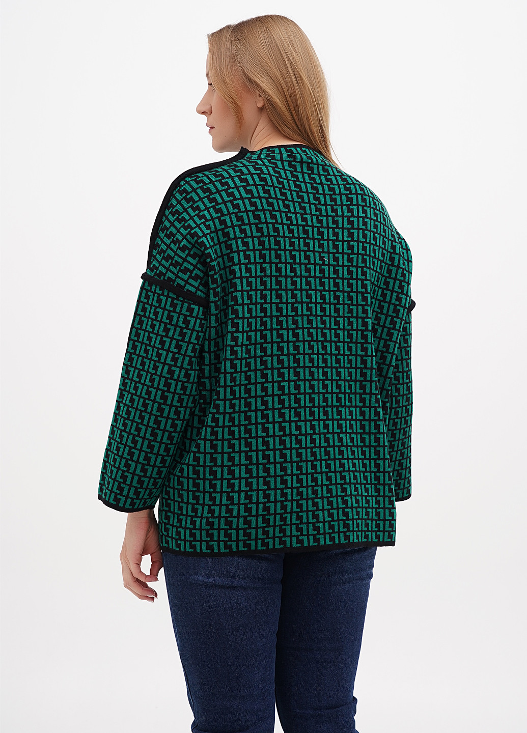 Зеленый демисезонный свитер Kiss Me