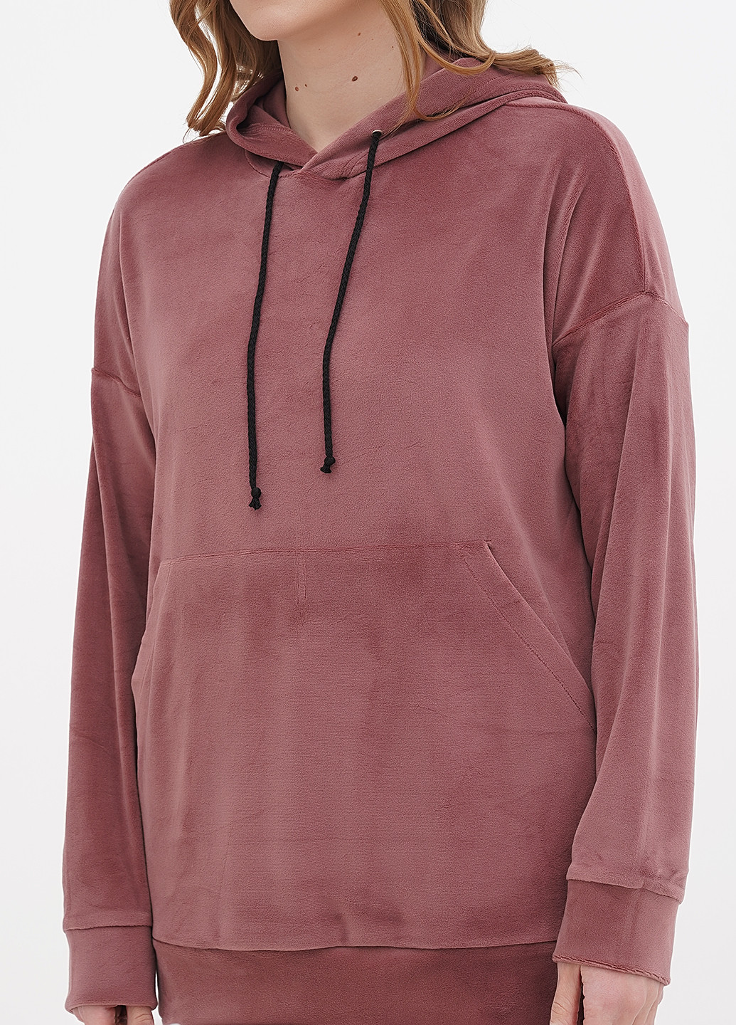 Темно-рожевий демісезонний комплект (худі, штани)) Fleri