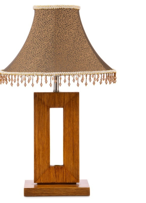 Настольная лампа из дерева с абажуром TL-28 Brille (253881601)