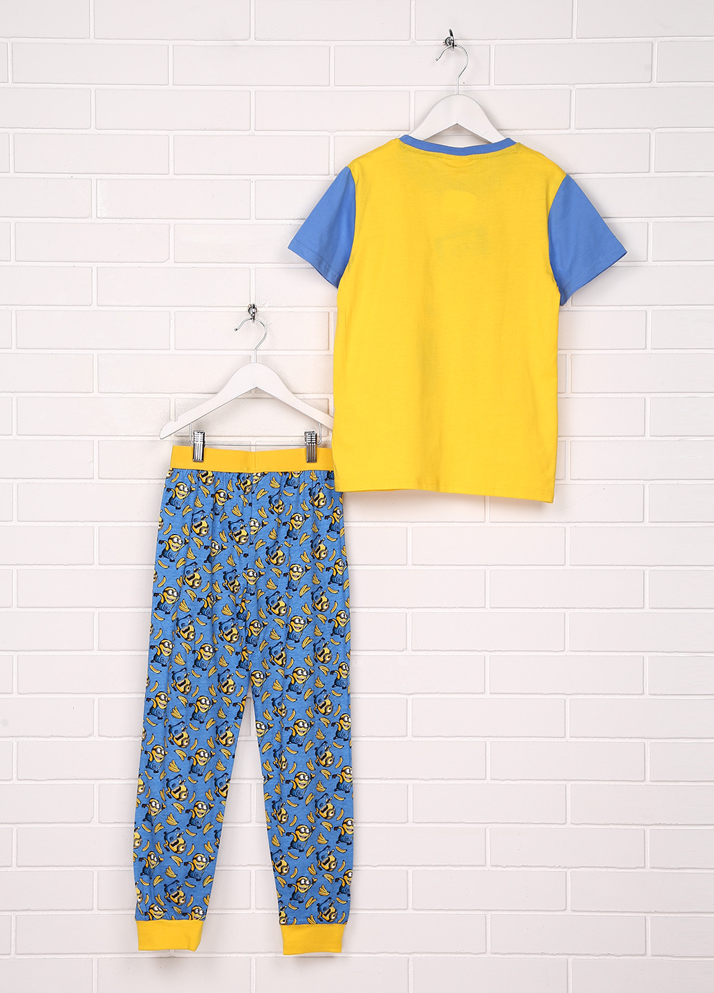 Сине-желтая всесезон пижама (футболка, брюки) футболка + брюки Despicable Me