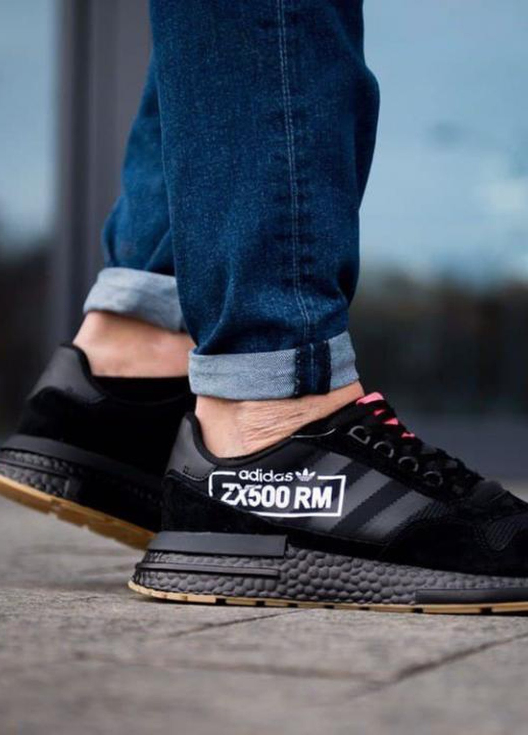 adidas zx 500 rm black gum