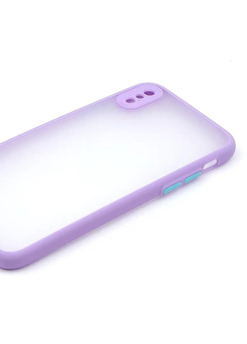 Силіконовий Чохол Накладка Avenger Totu Series Separate Camera iPhone Xs Max Purple No Brand (254091987)