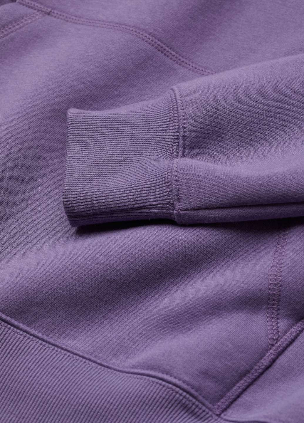 Худи H&M однотонные фиолетовые кэжуалы