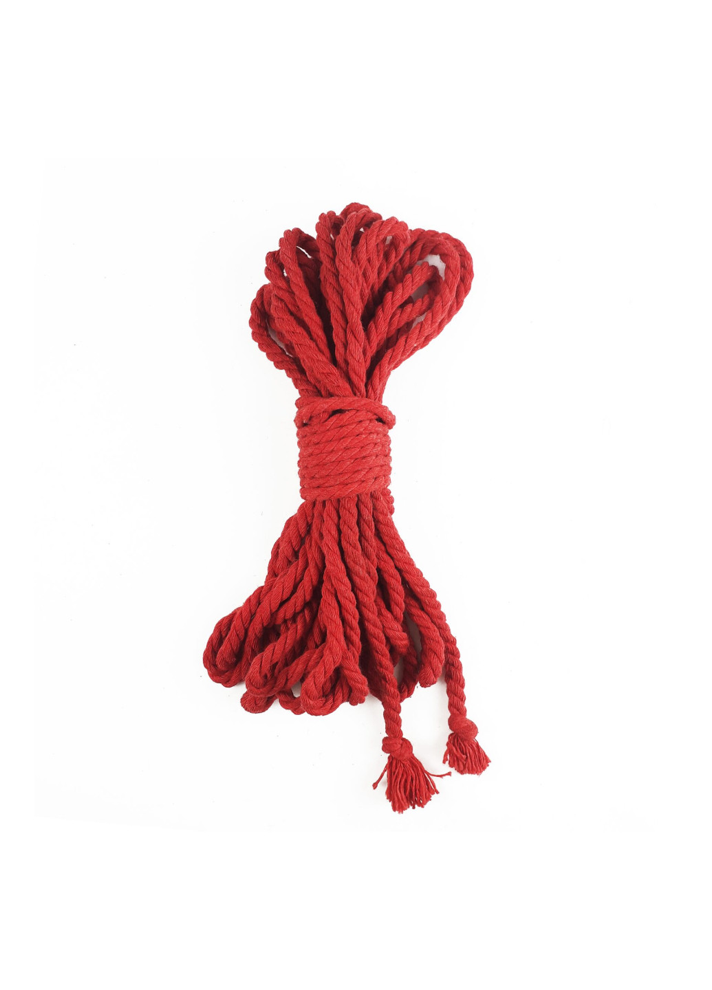 Хлопковая веревка BDSM 8 метров, 6 мм, цвет красный Art of Sex (252269144)
