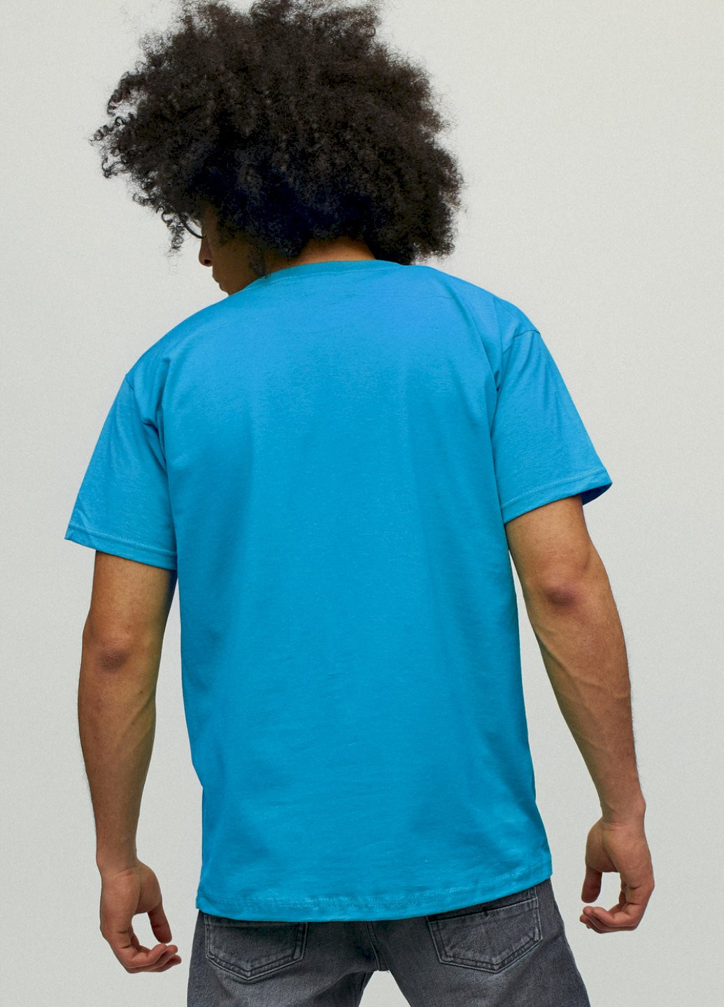 Світло-синя футболка чоловіча YAPPI