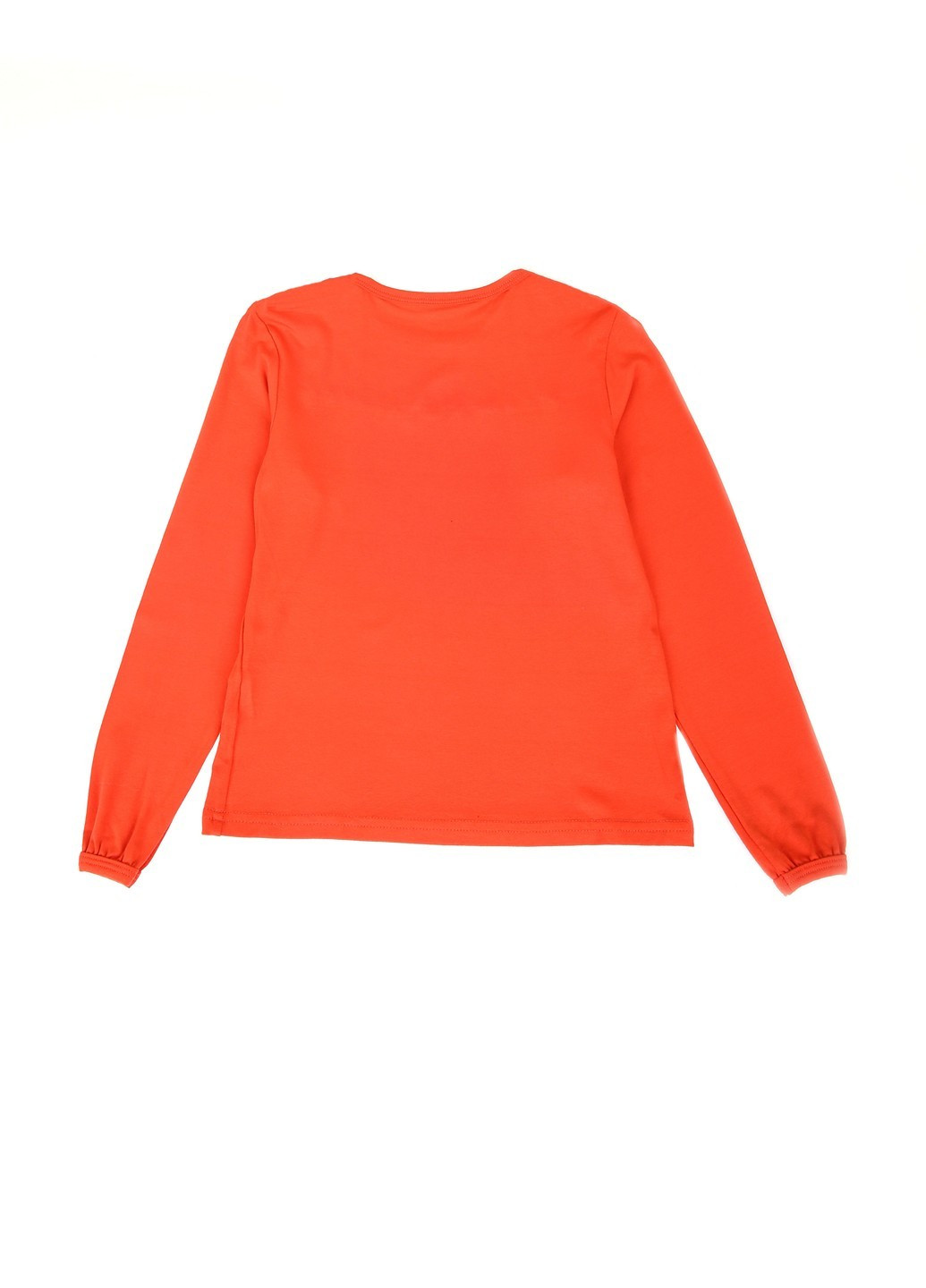 Коралловая однотонная блузка Mtp демисезонная